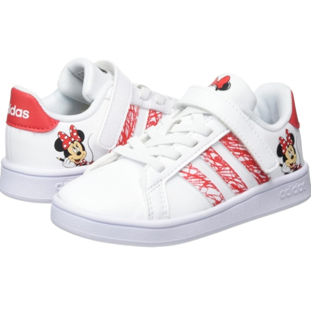 adidas x Disney Grand Court Minnie Mouse Kids' Sneaker